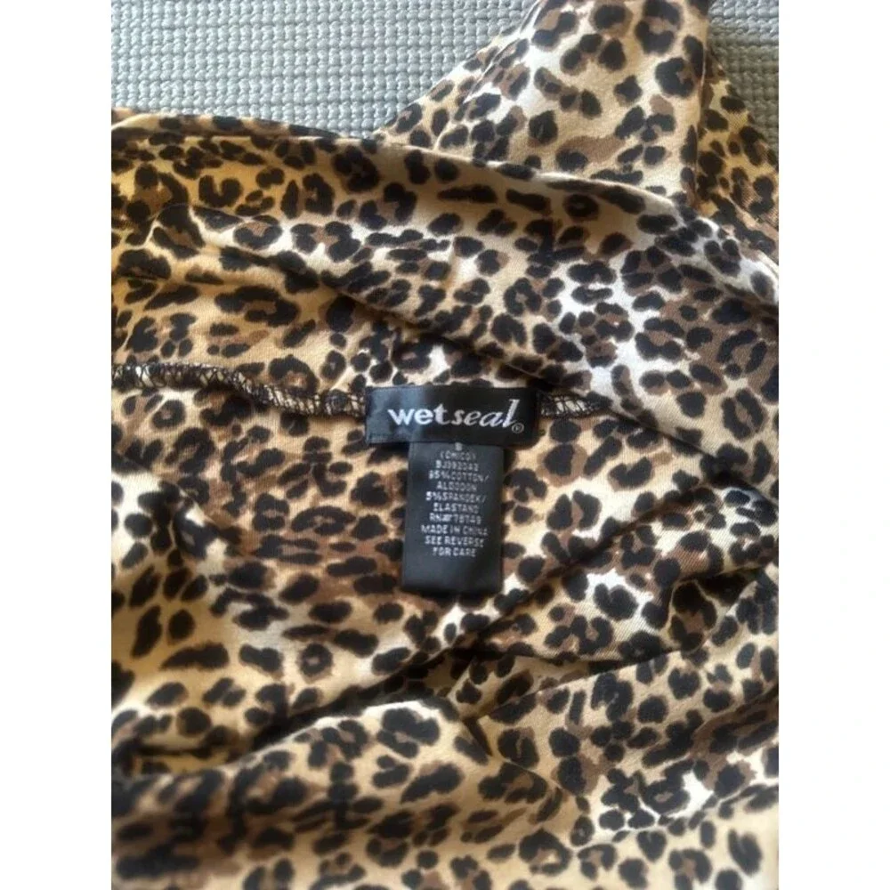 Wet Seal Y2K Cheetah Print Skirt